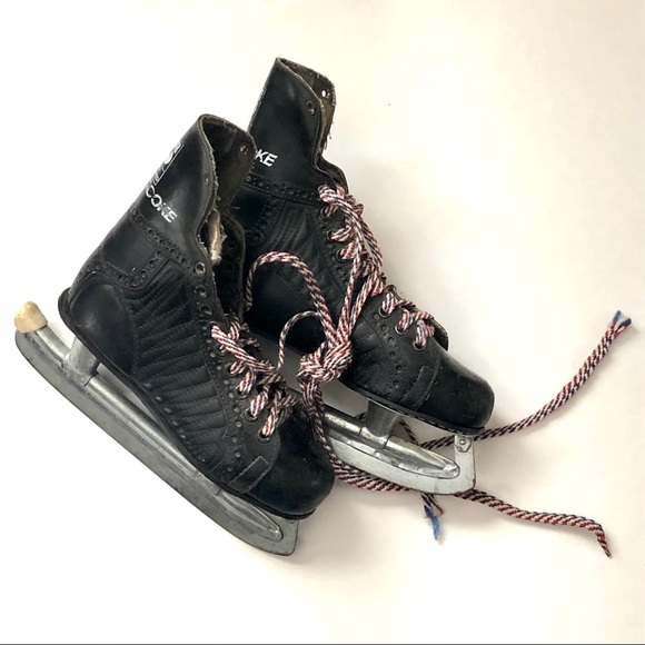 Vintage Black Ice Skates